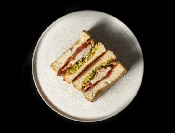 Crispy chicken Sando